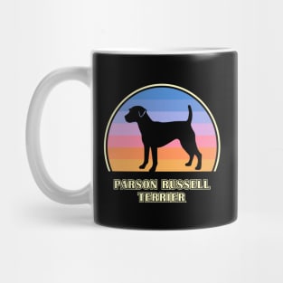 Parson Russell Terrier Vintage Sunset Dog Mug